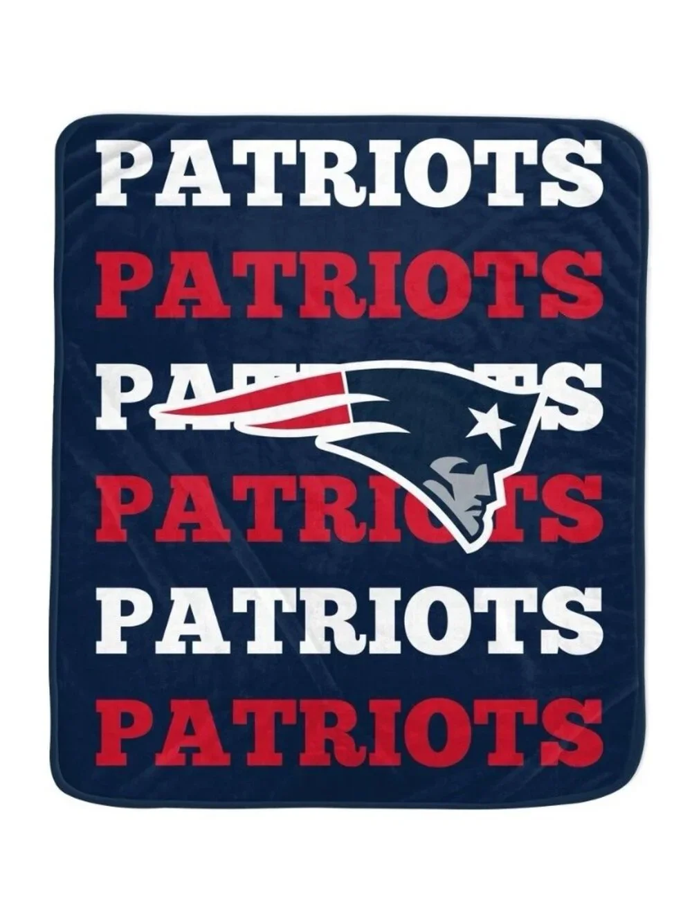 New England Patriots (NFL) Sherpa throw blanket 60